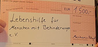 Spende Musikverein Polling